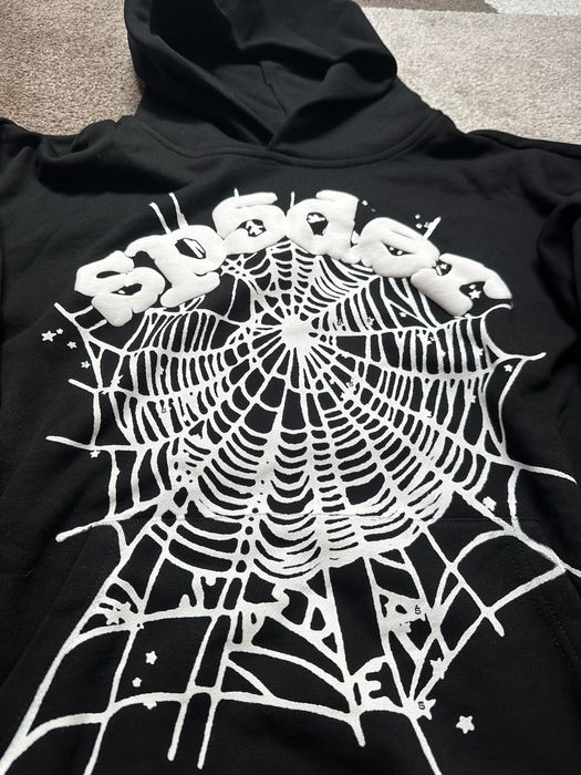 Sp5der OG Web Hoodie Black / M