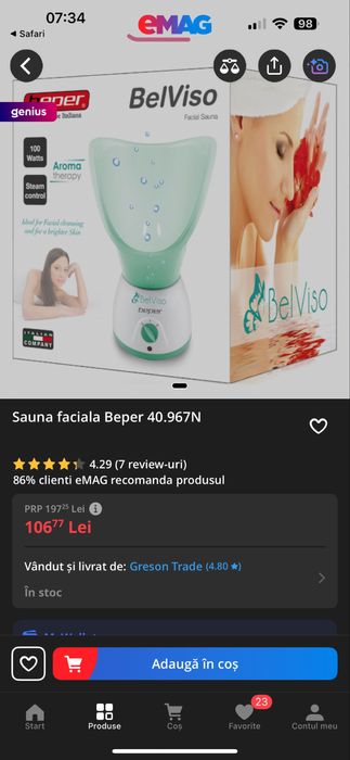 Sauna faciala Beper 40.967N