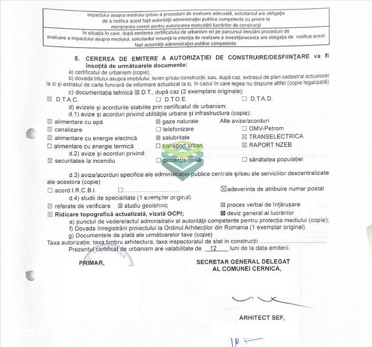 Teren Cernica - Oxigenului - Urbanism de construire-  4.624 mp