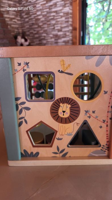 Cub interactiv / educativ din lemn Smiki Zookabee – Complet, în cutie