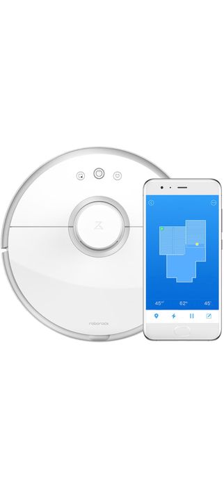 Robot de aspirare Roborock 2, 14.4 V, Mop, Autonomie 2h, WiFi, Alb