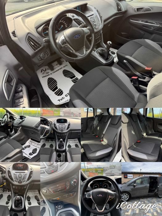 *RATE*Ford Focus B-MAX 1.0ecoboost benzina 101Cp 03/2017 Euro6 Km abolut reali Import Belgia!