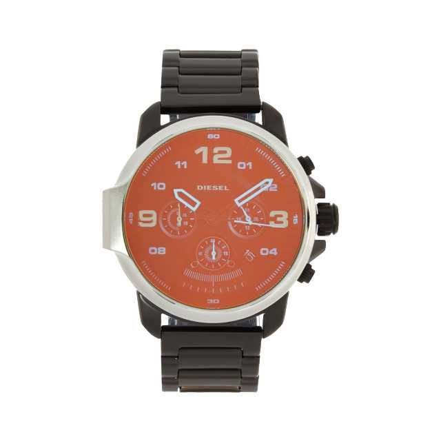 Vand ceas cronograf barbatesc Diesel, bratara metalica neagra