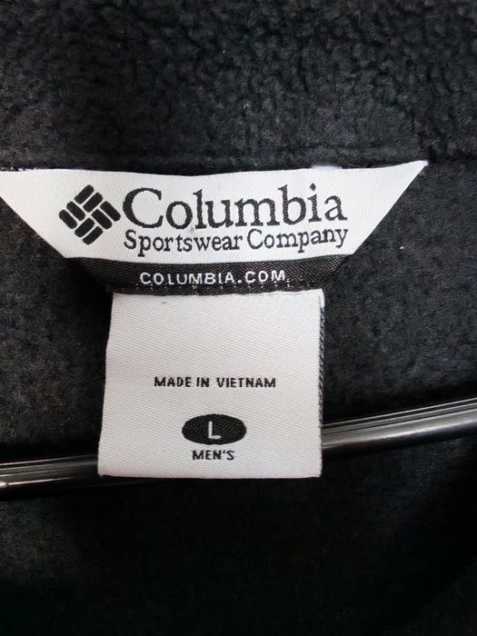 Bluză / Jachetă Polar Columbia Mărimea L Originală Neagră