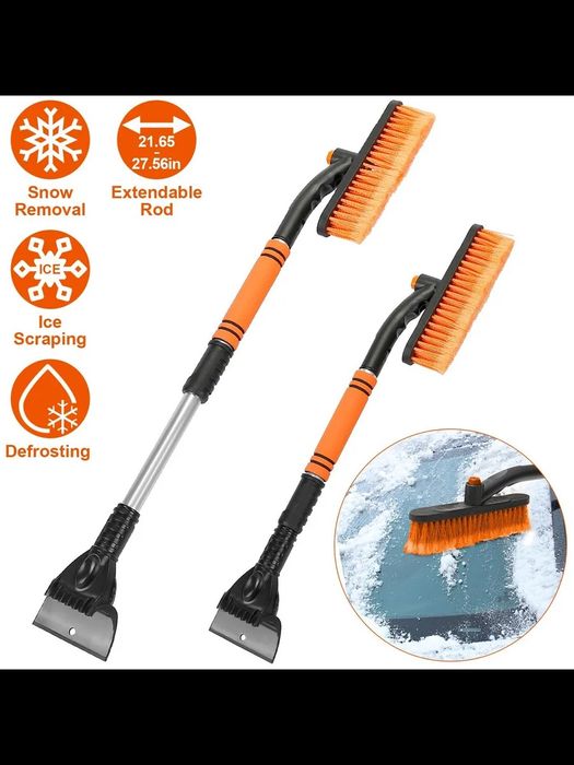 Щётка скребок для снега автомобильная телескопическая