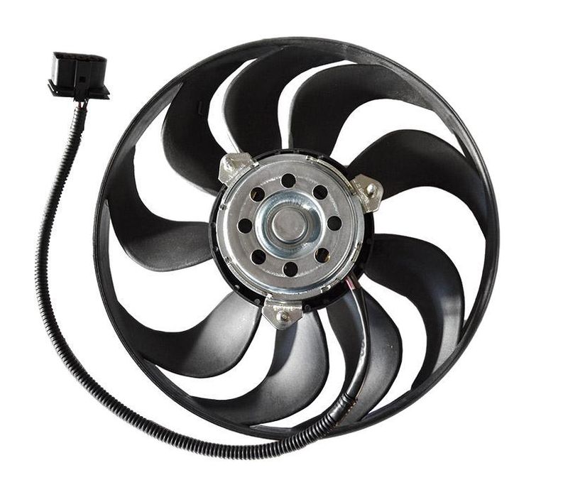 GMV ventilator radiator fara suport Seat Cordoba, Ibiza 2002-2008; Skoda Fabia 1999-2007; VW Fox 2005-, Polo (9N) 2001-2009, 1.9 SDI, 1.6, 2.0, 1.4, 1.2, 1.4 TDI, 1.9 TDI, Diam.: 290 mm, Putere (W): 90 W, mufa: 2 pini, OE 6Q0959455J, SRLine