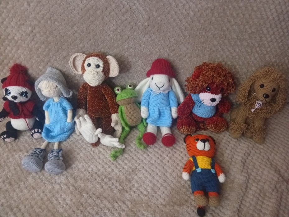 Вязаные  игрушки