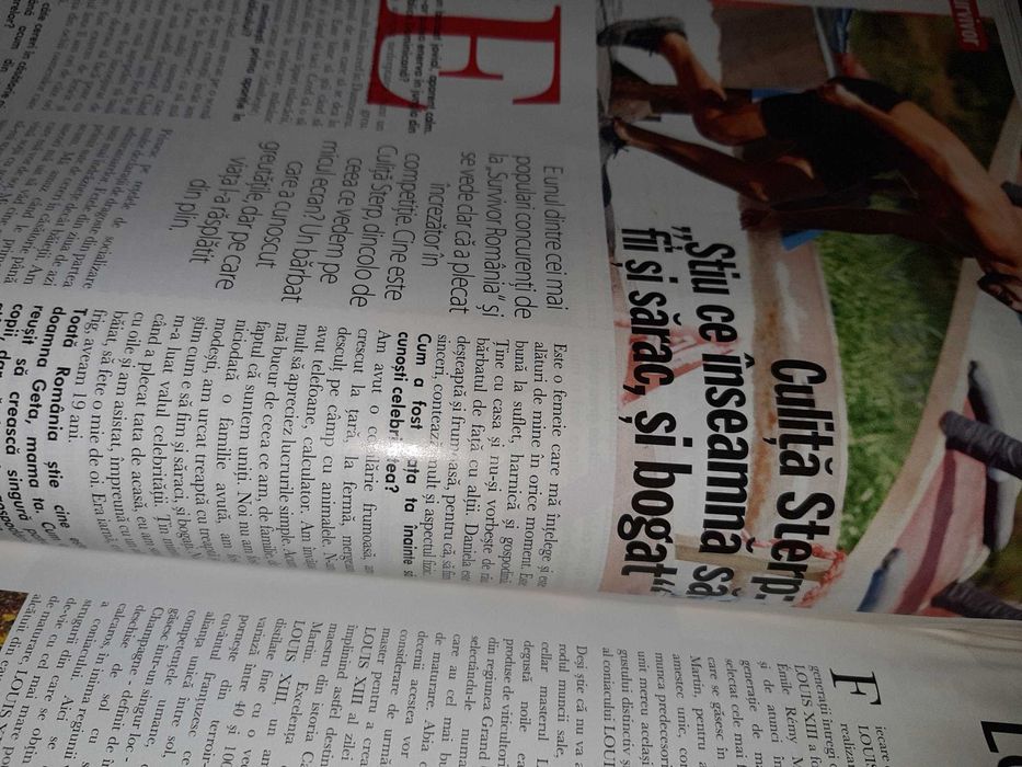 Revista Viva cu Ilinca Vandici pe coperta