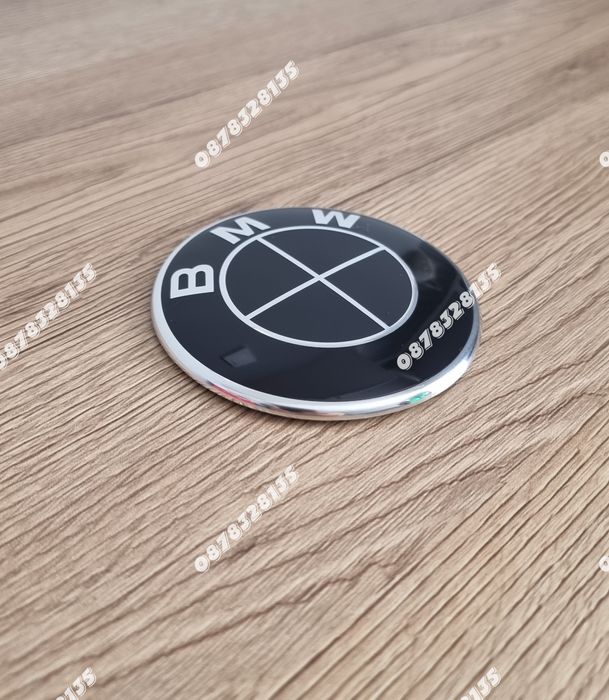 Емблеми за преден капак 82мм по стандарт на БМВ/ BMW  F10,F11,F30,F31