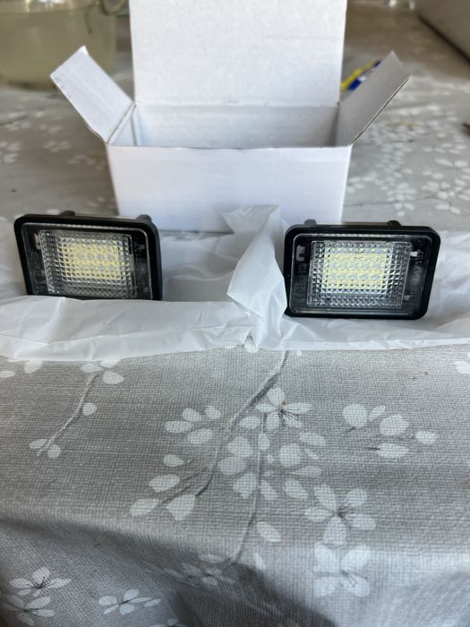 задна броня, LED за заден номер за Mercedes ML w166