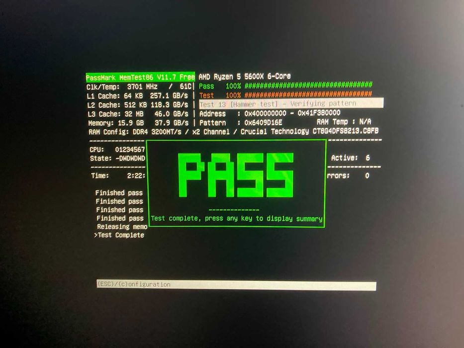 Оперативка 16гб (8х8). DDR4