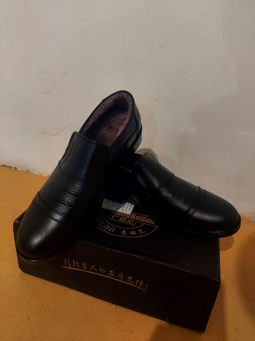 Туфли утепленные мужские