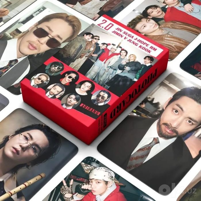 BTS guruhi Lomo cards