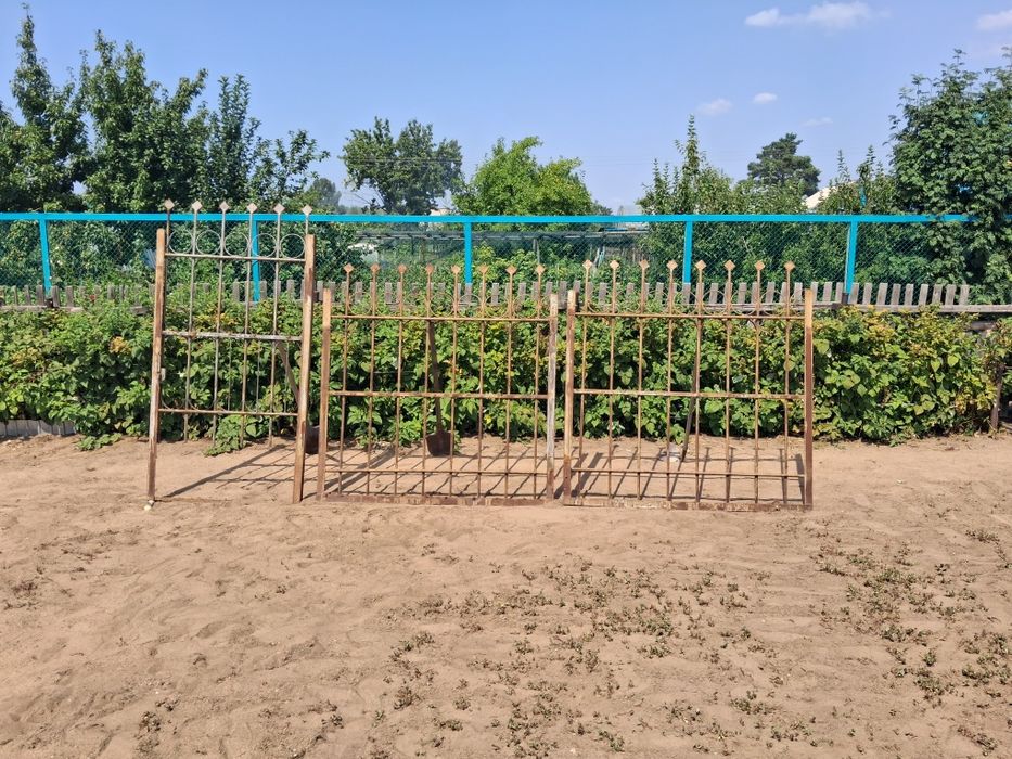 Ворота с калиткай