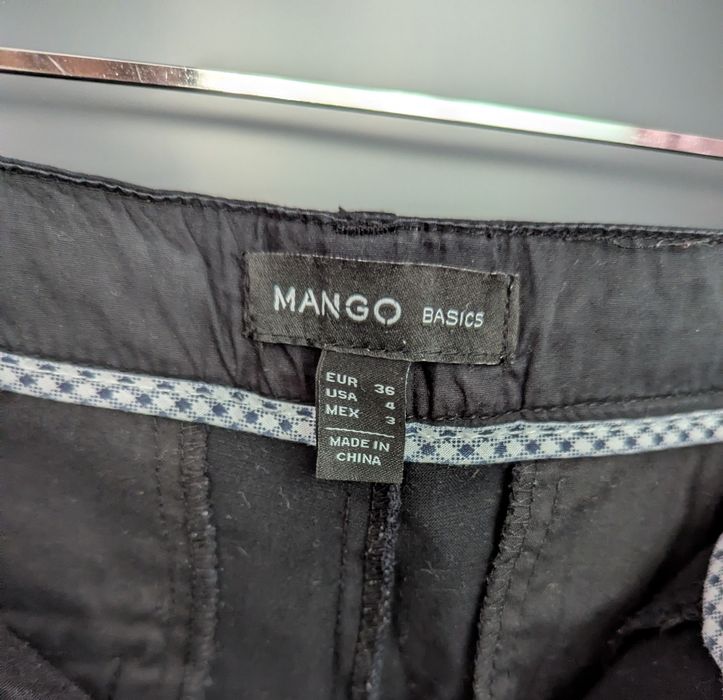 брюки черные женские Mango 34 xs