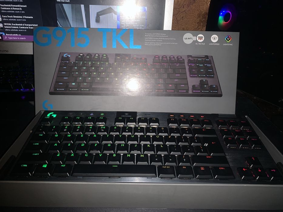 Tastatura  Gaming Logitech G915 TKL