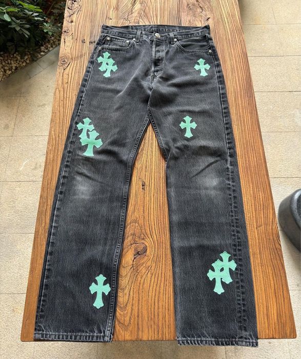 Джинсы от Chrome Hearts 1/1 люкс качество