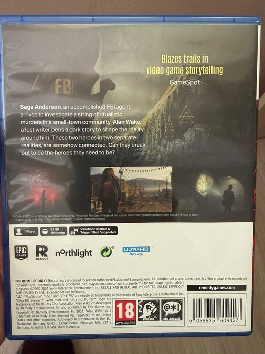 Alan Wake 2 - Deluxe Edition (PS5)