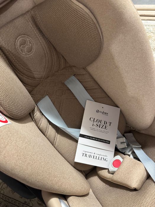 Детское автокресло Cybex Cloud T i-size PLUS cozy beige