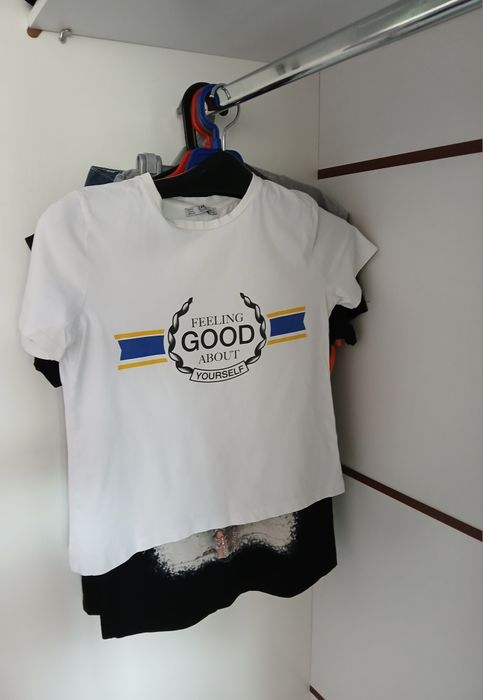Тениски zara,h&m,guess S размер