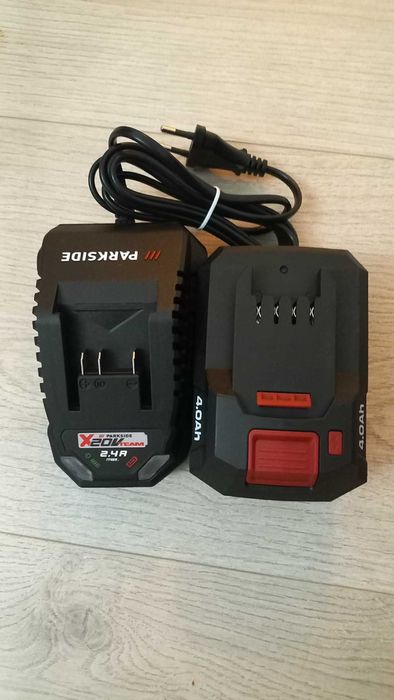 Parkside acumulator 4Ah cu incarcator 2.4ah