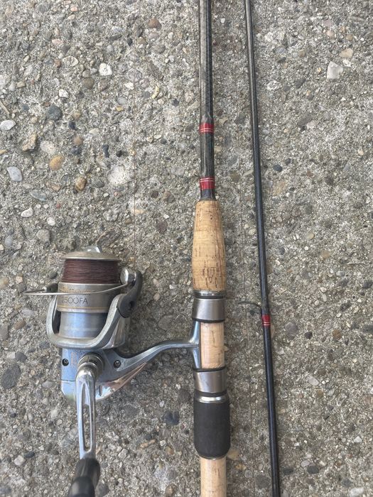 Daiwa Lanseta ca si noua Mulineta  Catana cadou