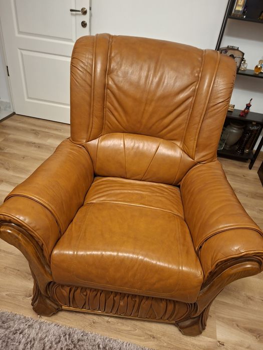 Canapele si fotolii piele