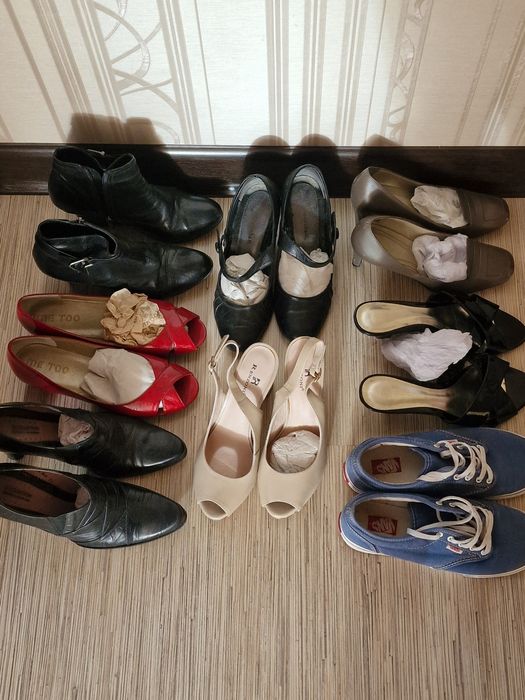 Обувь разная, с каблуками и без. Б/у