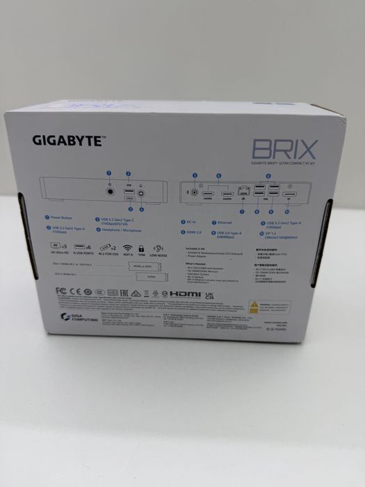 Mini PC Gigabyte GB-BNIP-N200 Procesor Intel N200, 3200MHz, Nou!