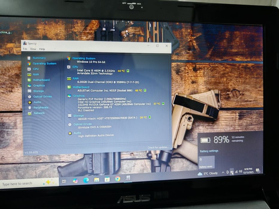 Laptop Asus N53J i5
