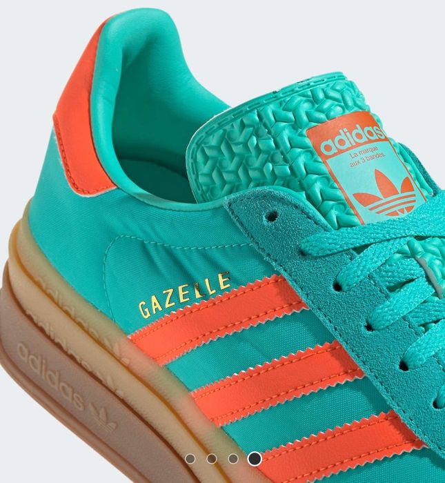 Дамски кецове Adidas Gazelle Bold зелени свеж дизайн 37 1/3