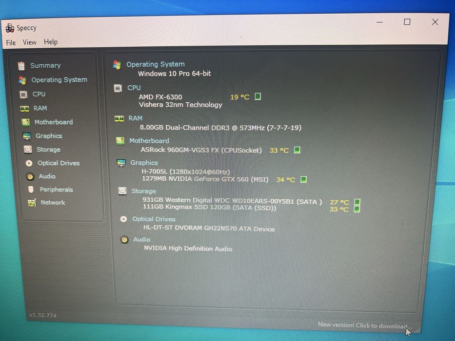 Pc Amd fx 6300, 8gb ram, nvidia gtx 560, ssd 120gb, hdd 1tb.