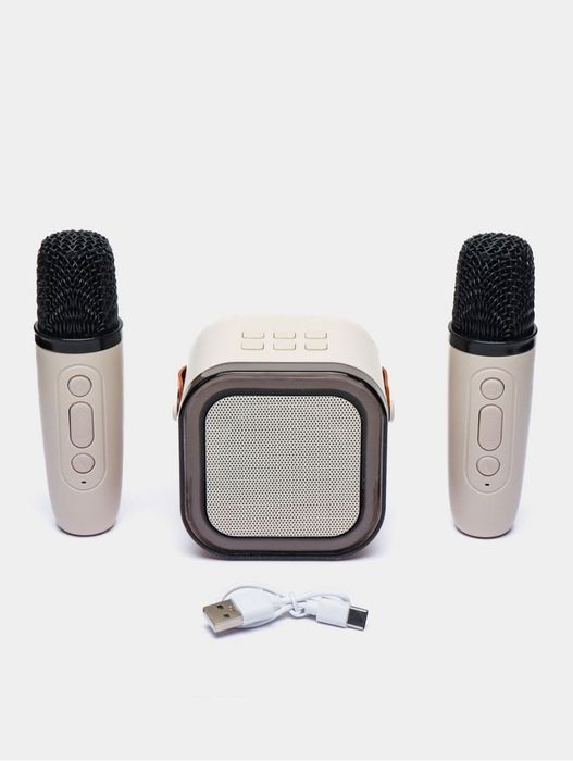 Ultra Bluetooth колонка с 2 микрофонами для караоке