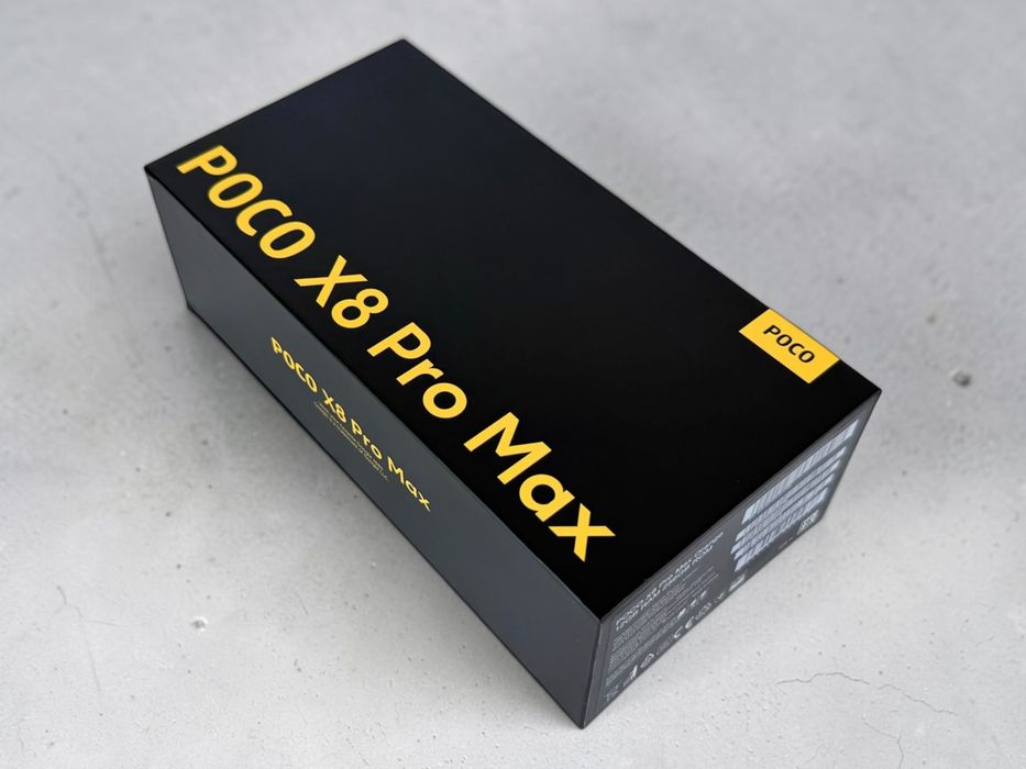 ЧИСТО НОВ! Xiaomi Poco X8 Pro Max 256GB 12GB RAM Orange 2г. Гаранция!