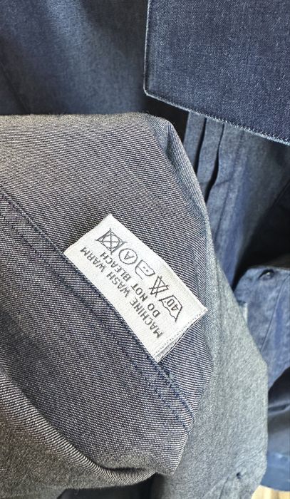 Мужская джинсовая рубашка ZILLI