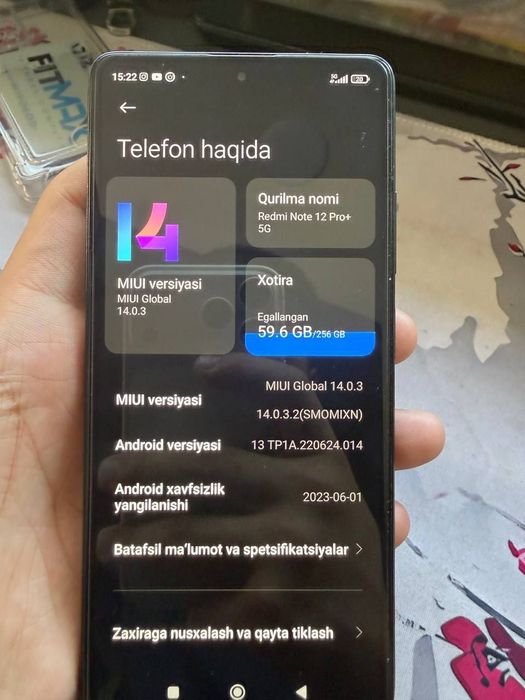redmi note 12 pro + 5 G
