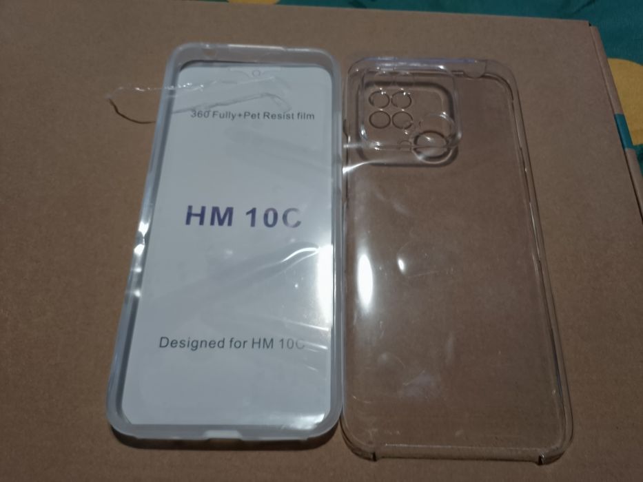 Xiaomi Redmi 10c cu NFC  full box și căști stereo Xiaomi