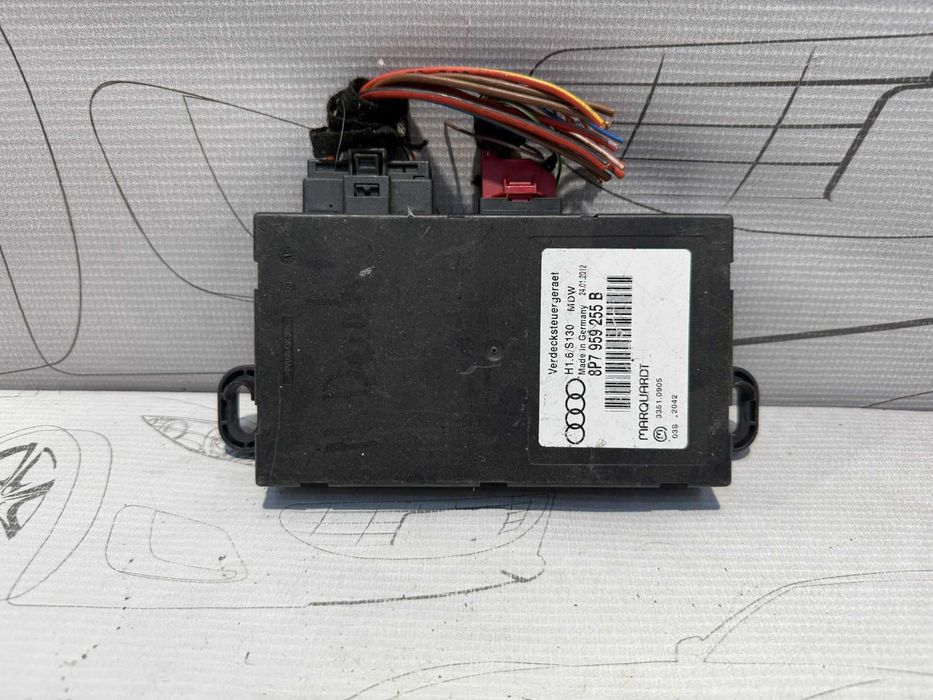 Modul control acoperiș decapotabil Audi A3 8P 8P7959255B 2012 / [2005-2013] / (5B3)