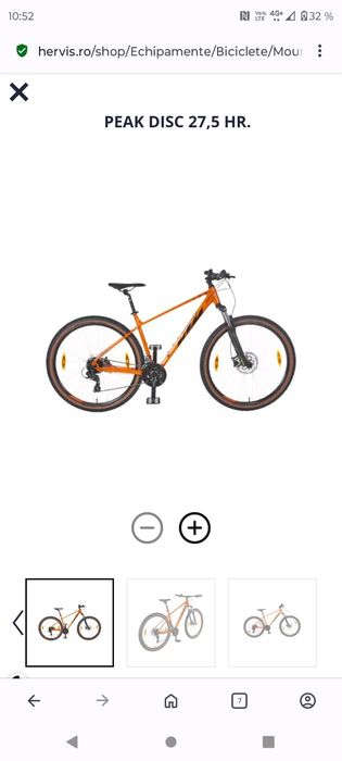 Vând bicicleta KTM