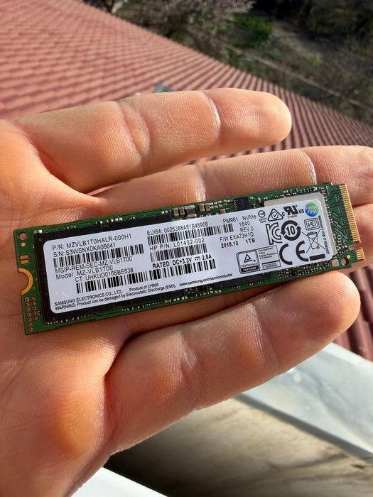 SSD 1TB M2 NVMe, Samsung, WD black, Hynix black- perfect functionale