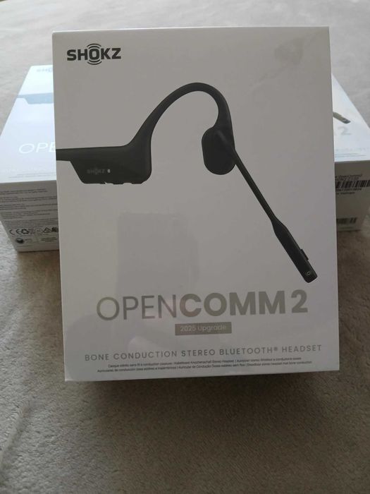 Shokz AfterShokz OpenComm2 – безжични слушалки с микрофон, идеални за работа