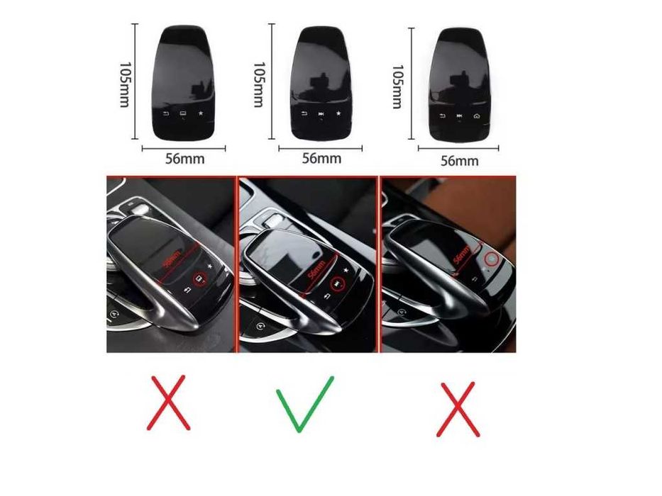 Капаче за управление на мултимедия Mercedes GLC W253 Facelift