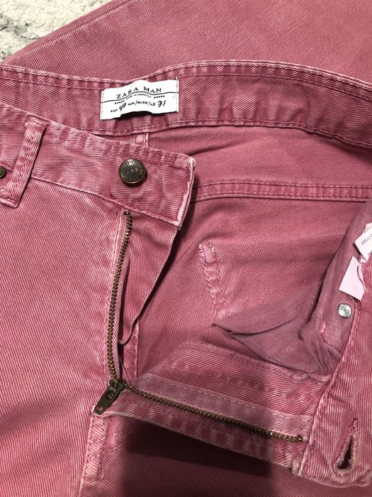 Blugi roz zara barbati marime 40 blugi zara barbati 40 blugi zara man