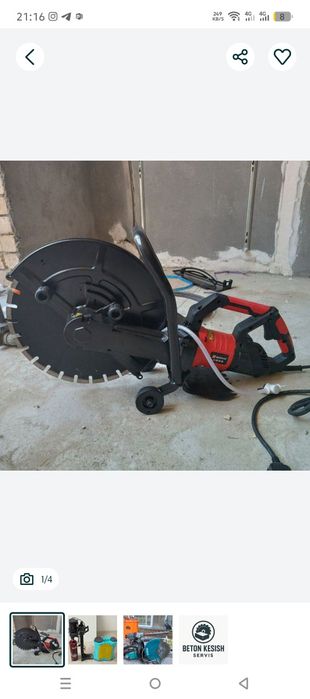 Devor teshamiz beton kesamiz