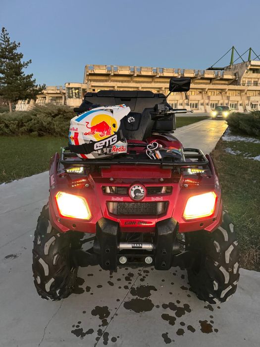 Vând ATV Can-am outlander Nu  (cf moto Polaris linhai goes Kawasaki)