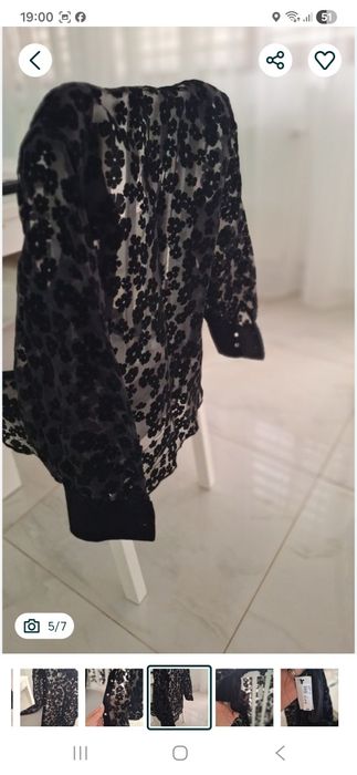 Cămașă damă,nouă, cu etichetă, mărimea 38