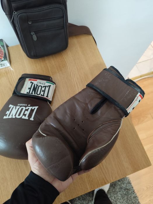 Mănuși de box Originale de colecție  piele de bivol