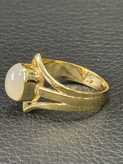 Златен пръстен Ахат чисто нов Gold 14K 585 prasten zlaten
