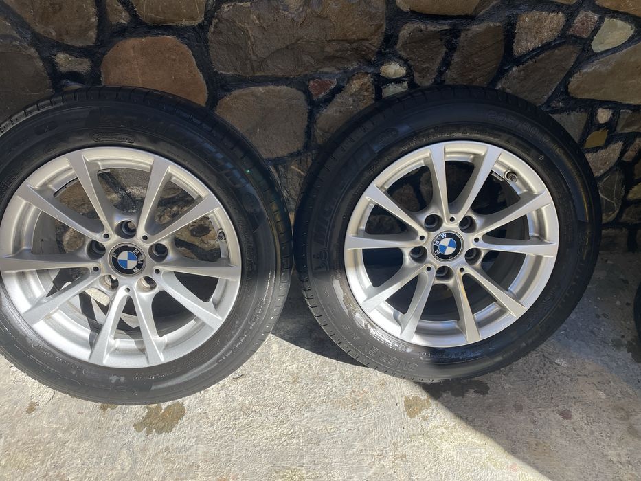Jante aliaj bmw 5x120, anvelope 205/60/R16 seria 1 2 3 E46 E90 F20 F30