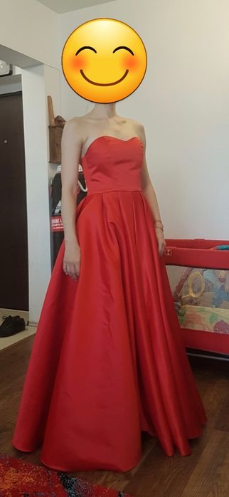 Rochie S seara rosie georgiana iordache